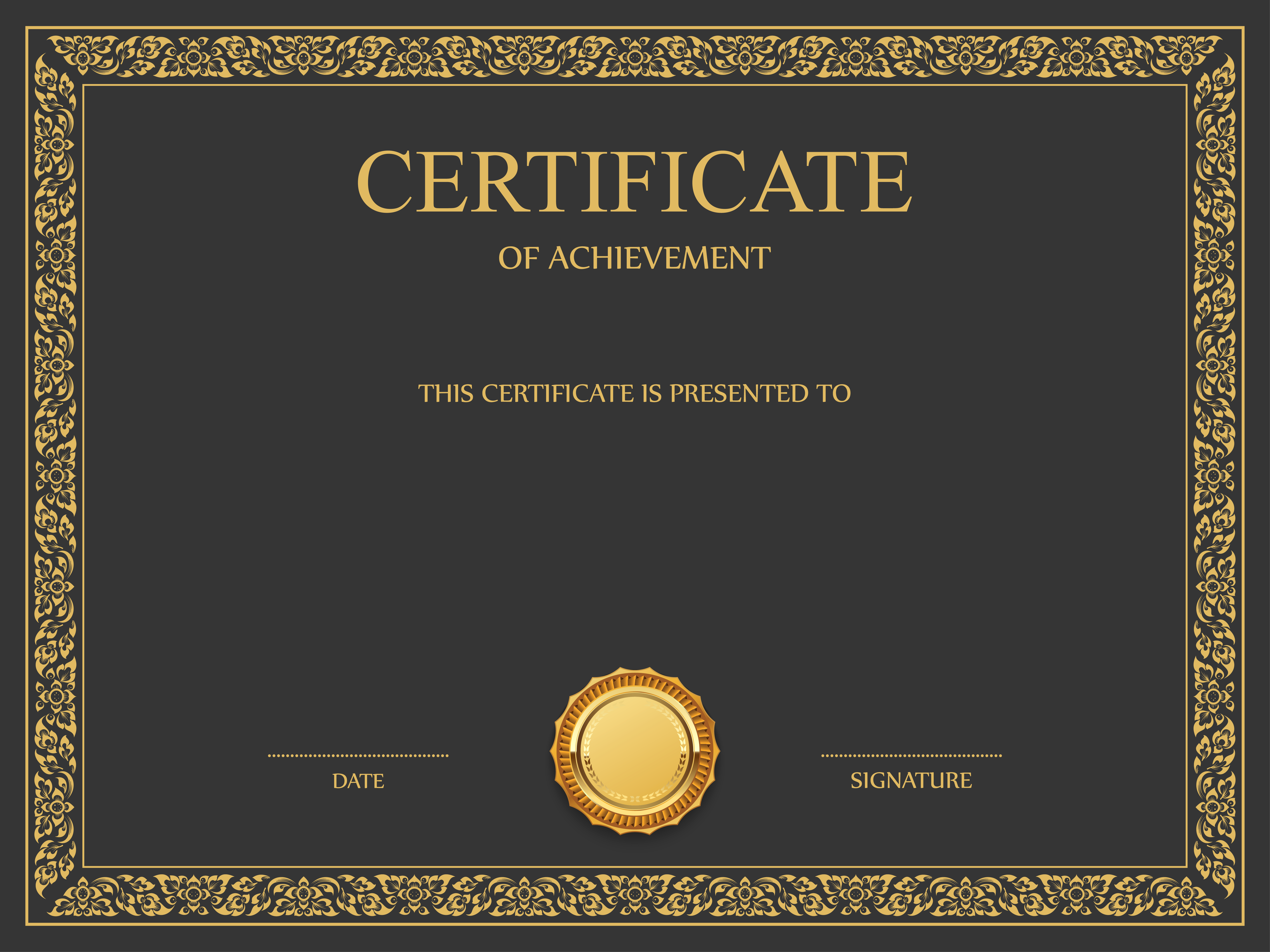 Award Certificate Ideas