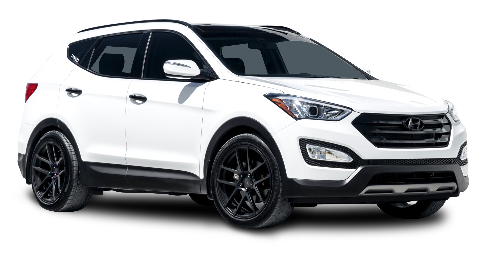 Hyundai Santa Fe White Car PNG Image PurePNG Free transparent CC0