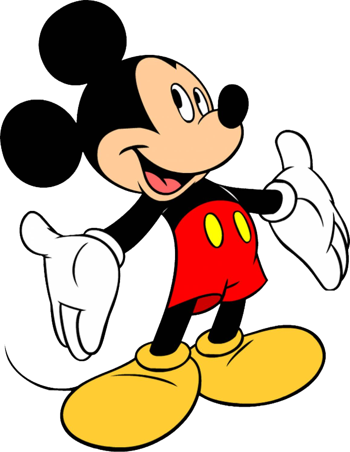 Mickey Mouse Happy PNG Image - PurePNG | Free transparent CC0 PNG Image
