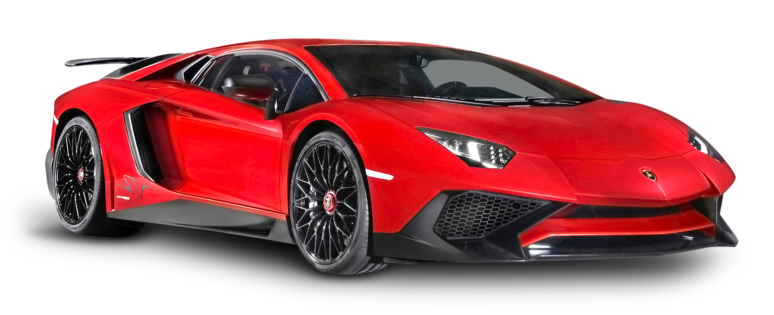 Red Lamborghini Aventador Luxury Car PNG Image - PurePNG ...
