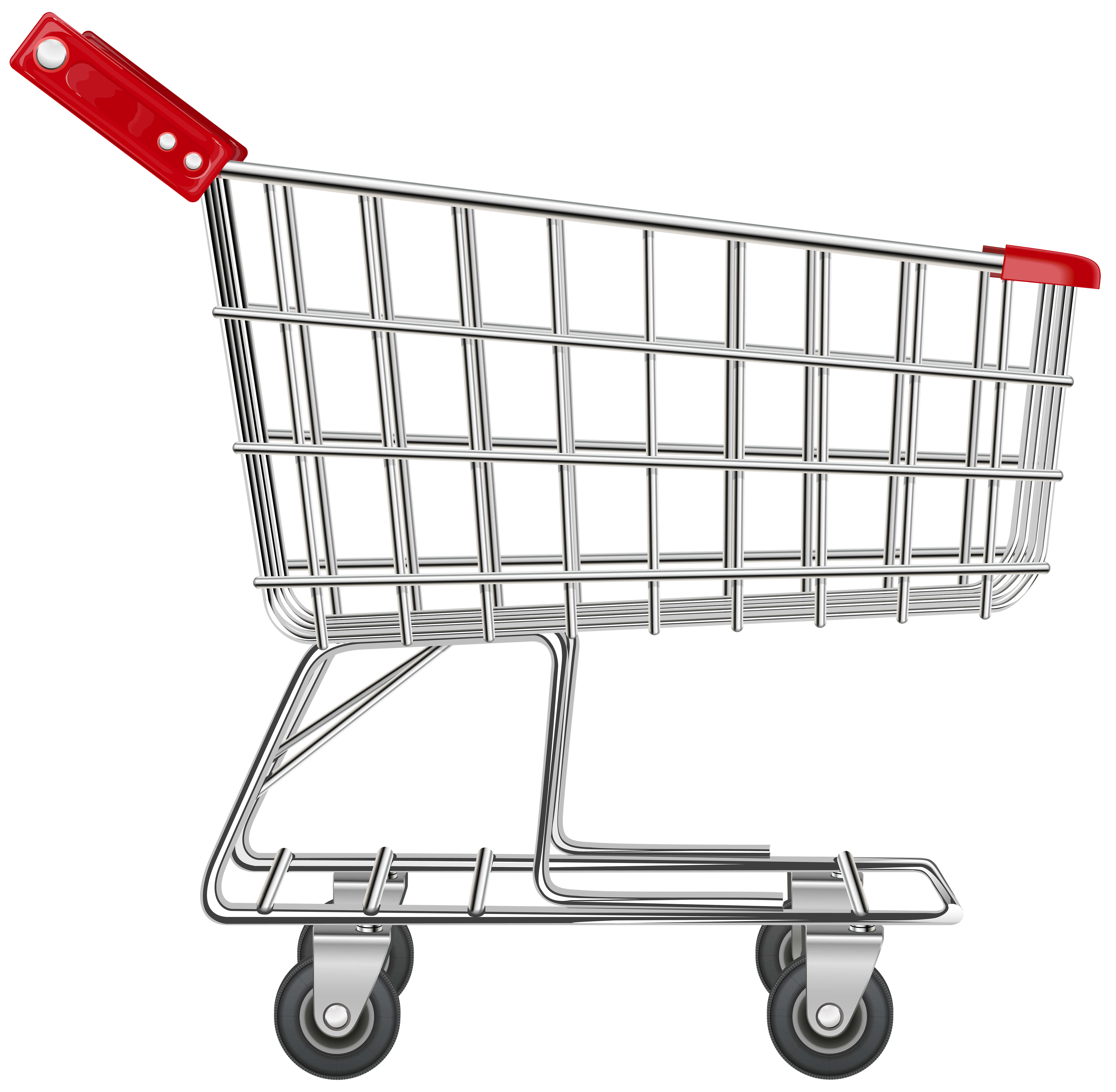 Grocery Cart Cartoon Cartoon Shopping Cart Groceries Vector Grocery