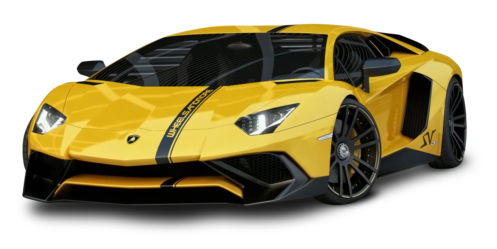 Yellow Lamborghini Aventador Car PNG Image - PurePNG ...