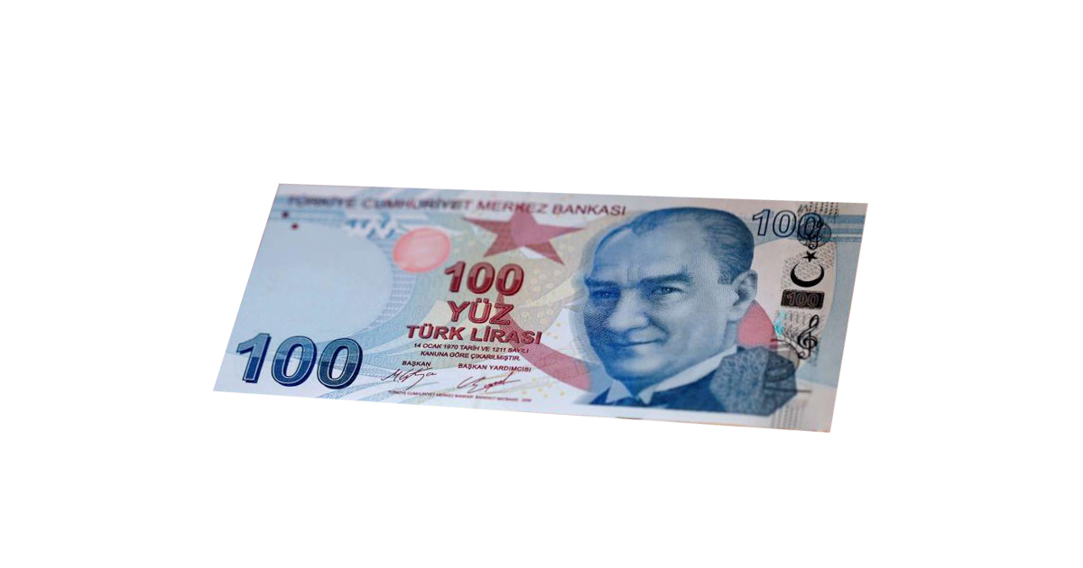 100 Lira PNG Image