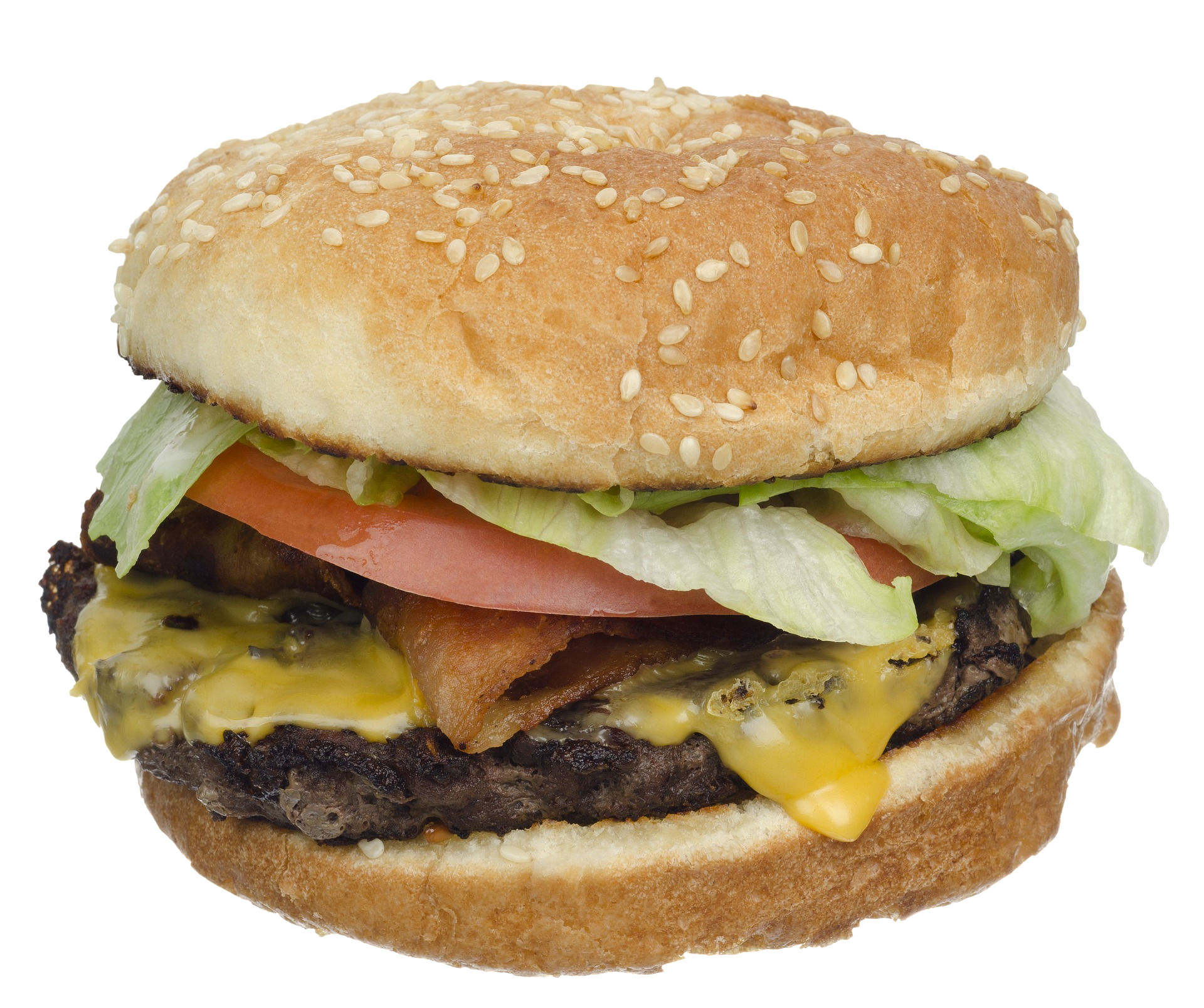 Delicious Hamburger PNG Image