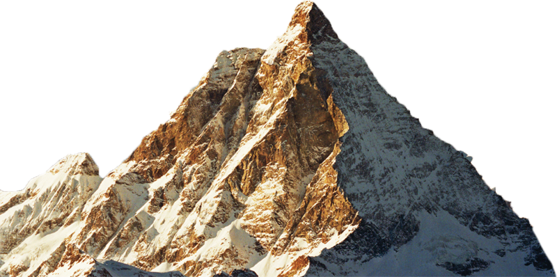 Mountain With Snow PNG Image