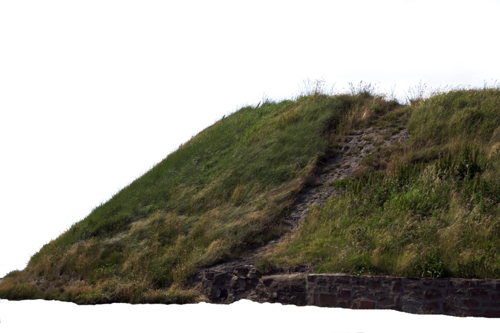Hill  With Grass PNG Image