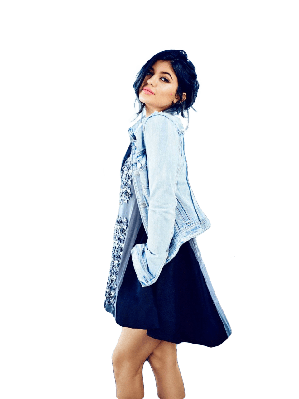 Kylie Jenner Sideview PNG Image