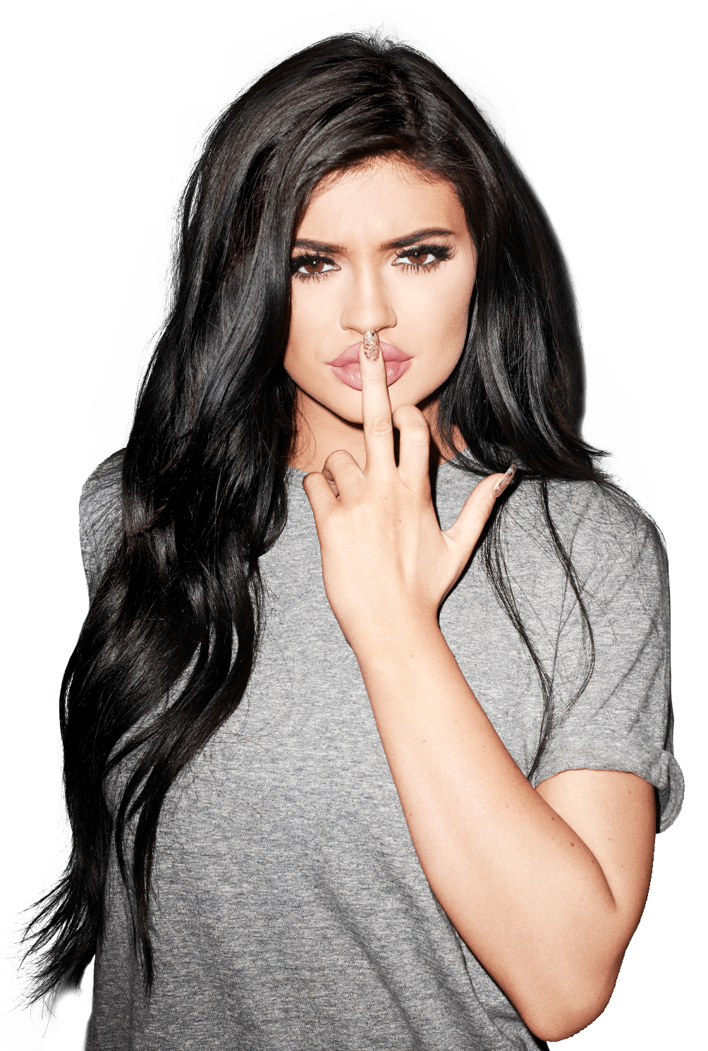Kylie Jenner Silence PNG Image
