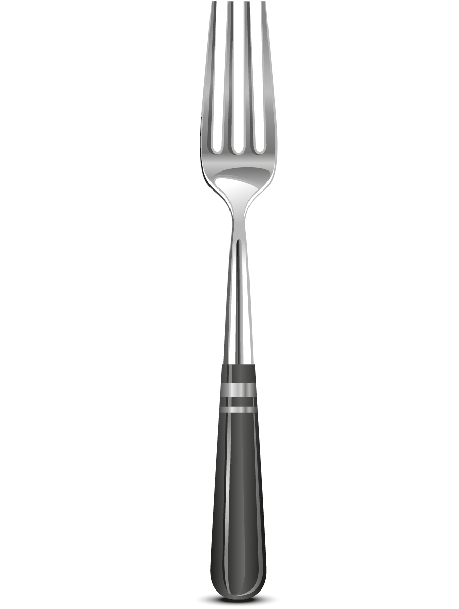 Design Metal Fork PNG Image