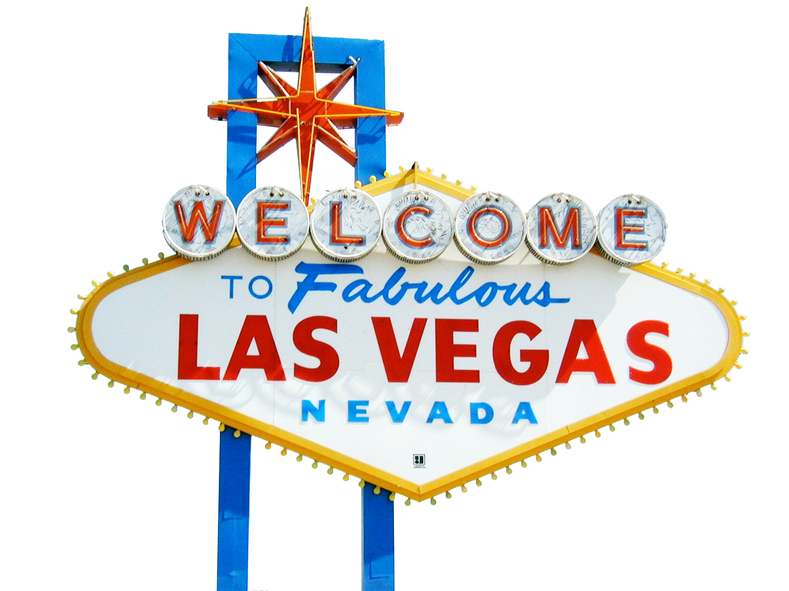 Welcome LasVegas Sign PNG Image