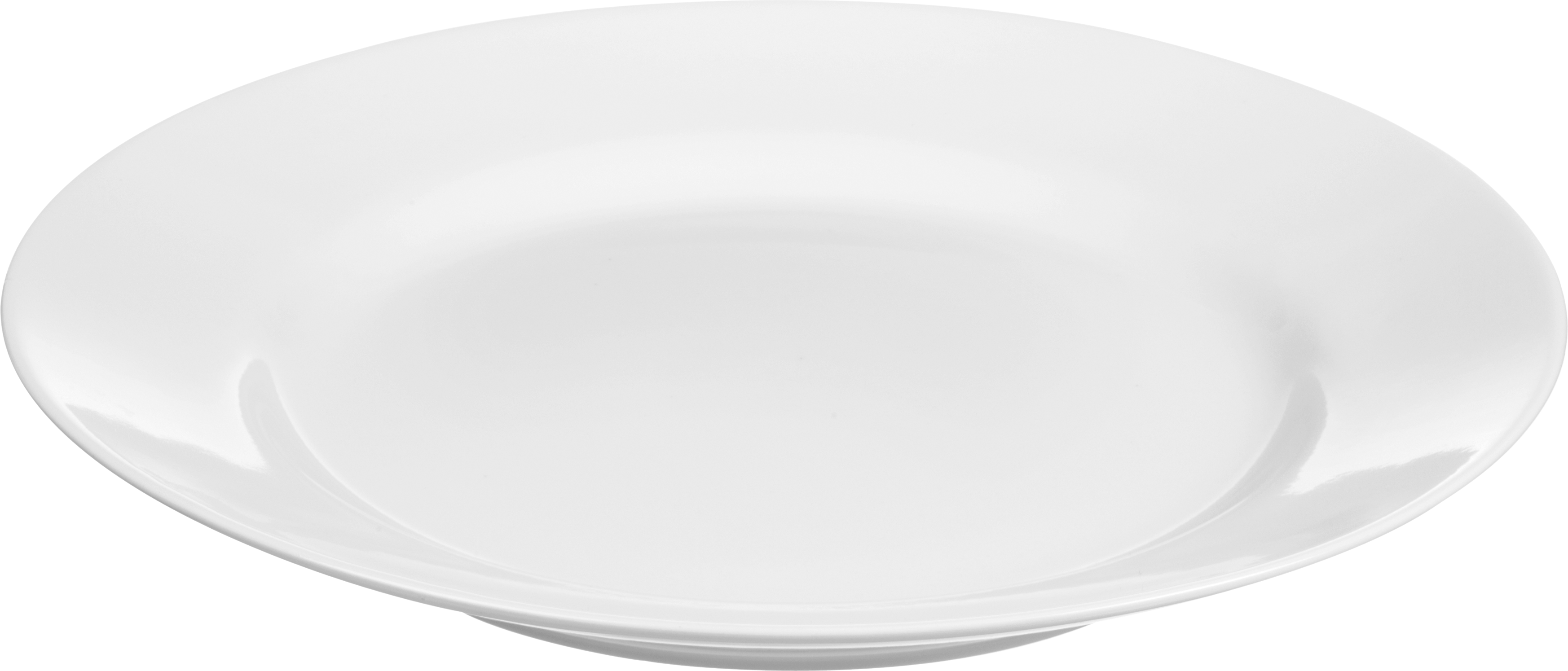 White Basic Plate PNG Image