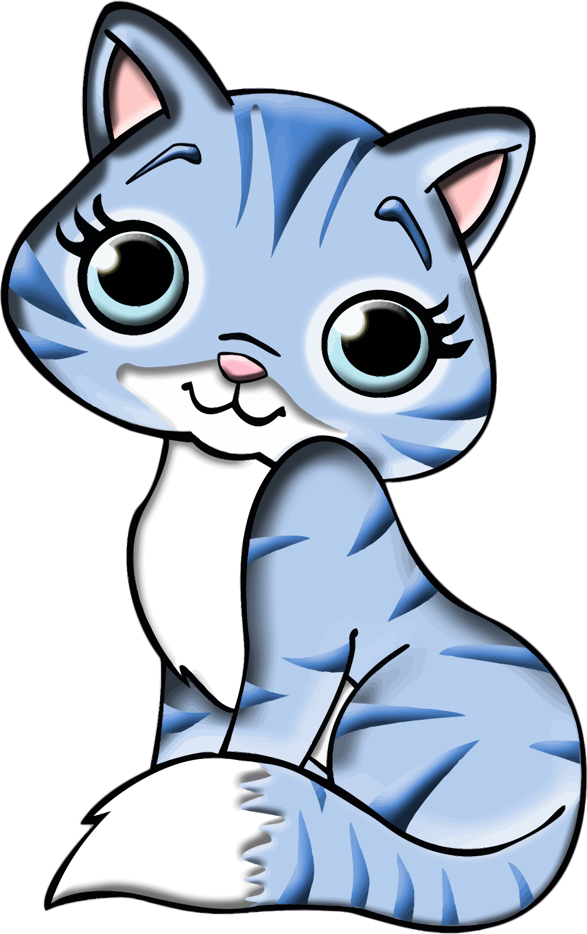 Anime Cat PNG Image