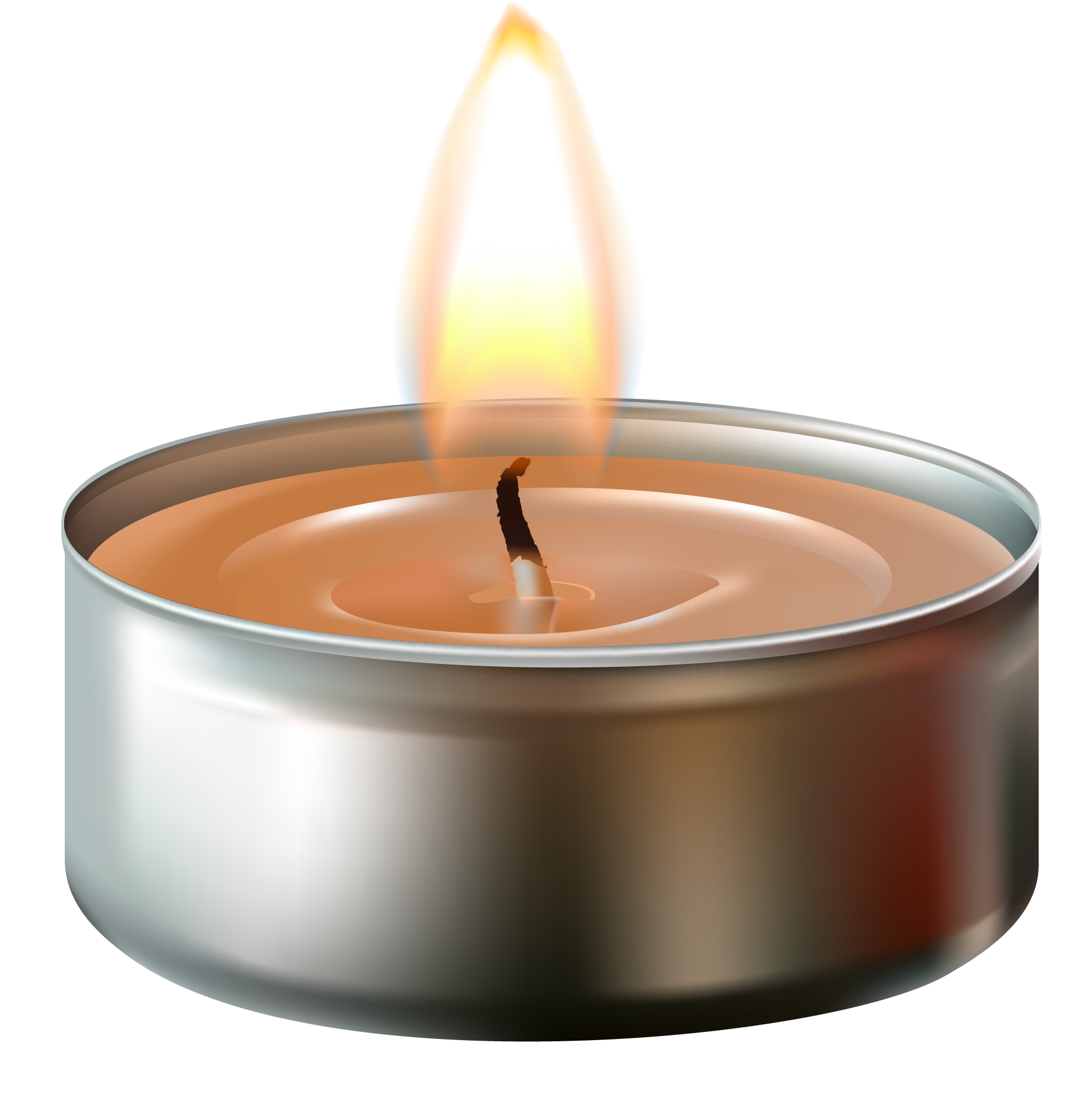 Bright Tealight PNG Image