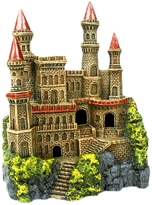 Drawing of a Castle PNG Image