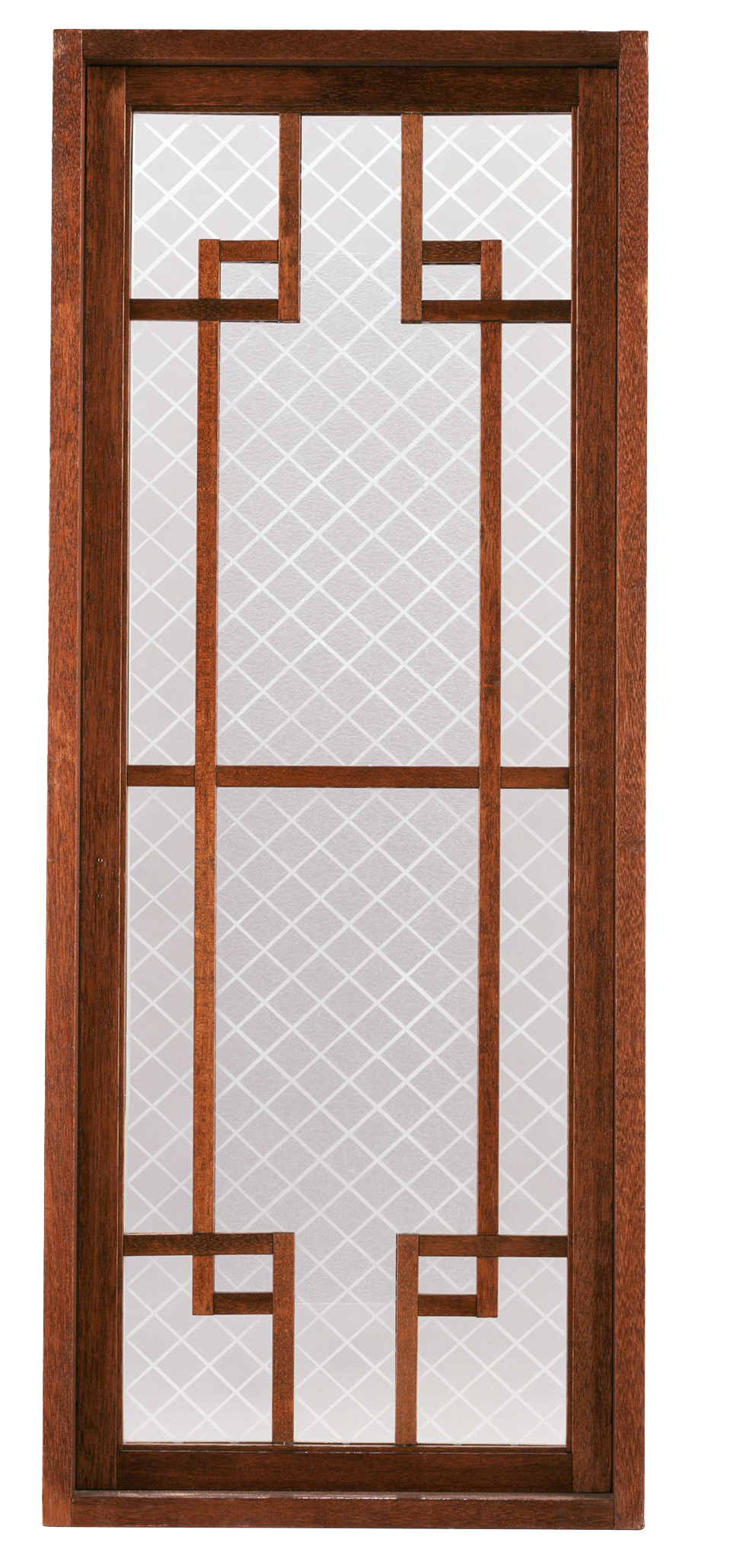 glass and wooden door