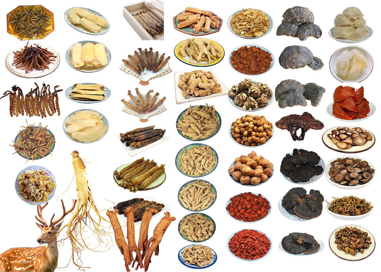 Chinese Food Ingredients PNG Image