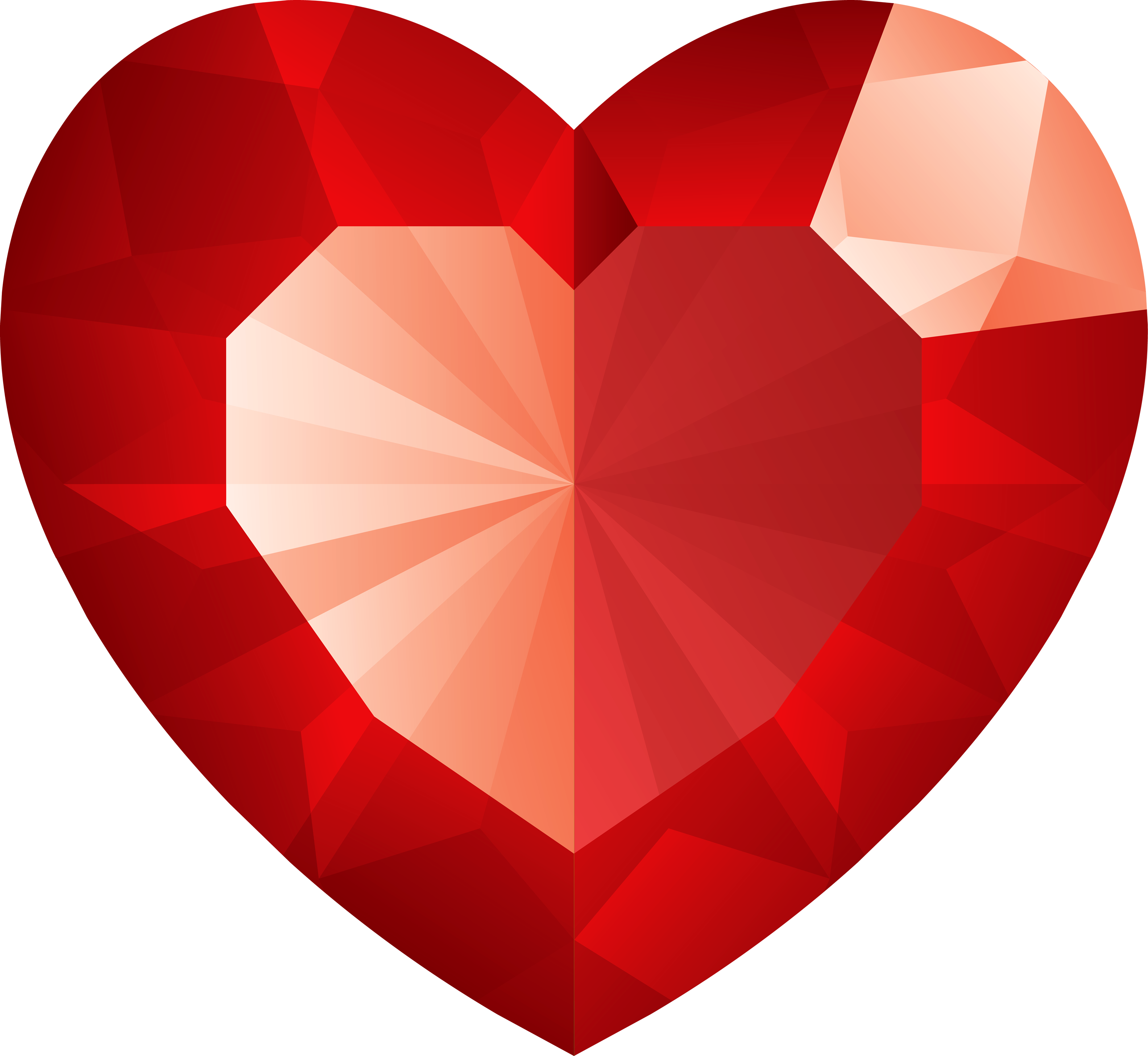 Crystal Heart PNG Image