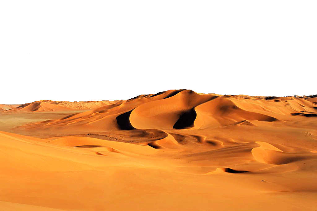 Golden Sand Dunes PNG Image