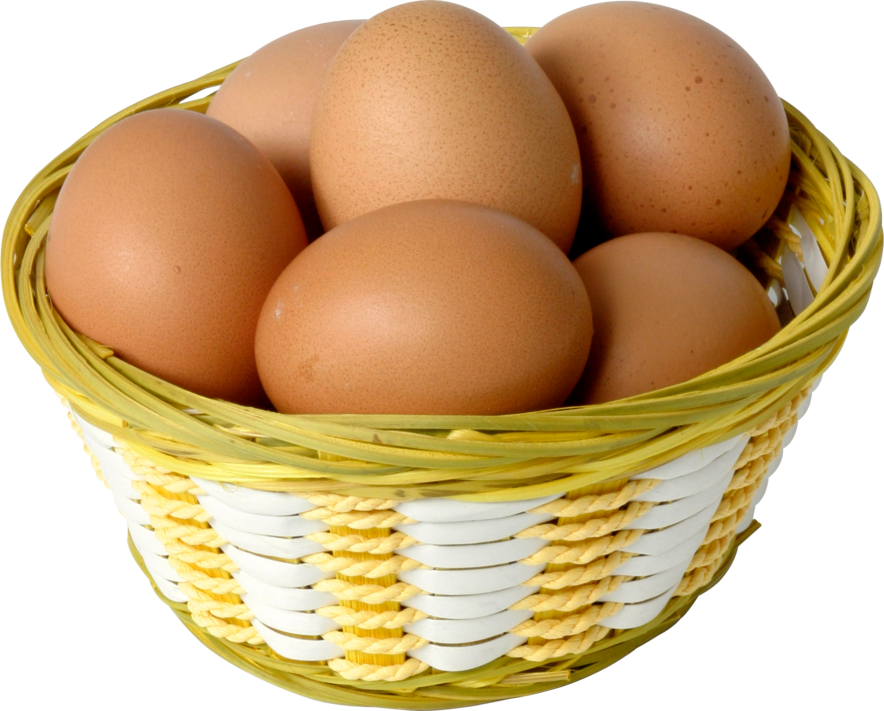 Eggs in a Basket PNG Image
