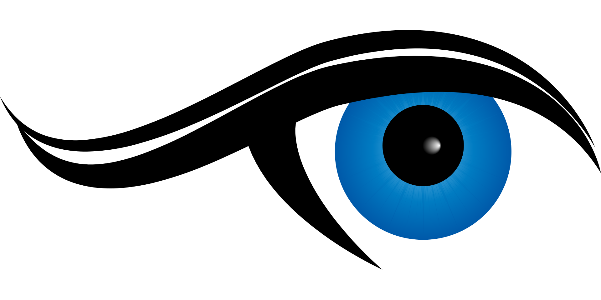 Eye Ball in Blue Color