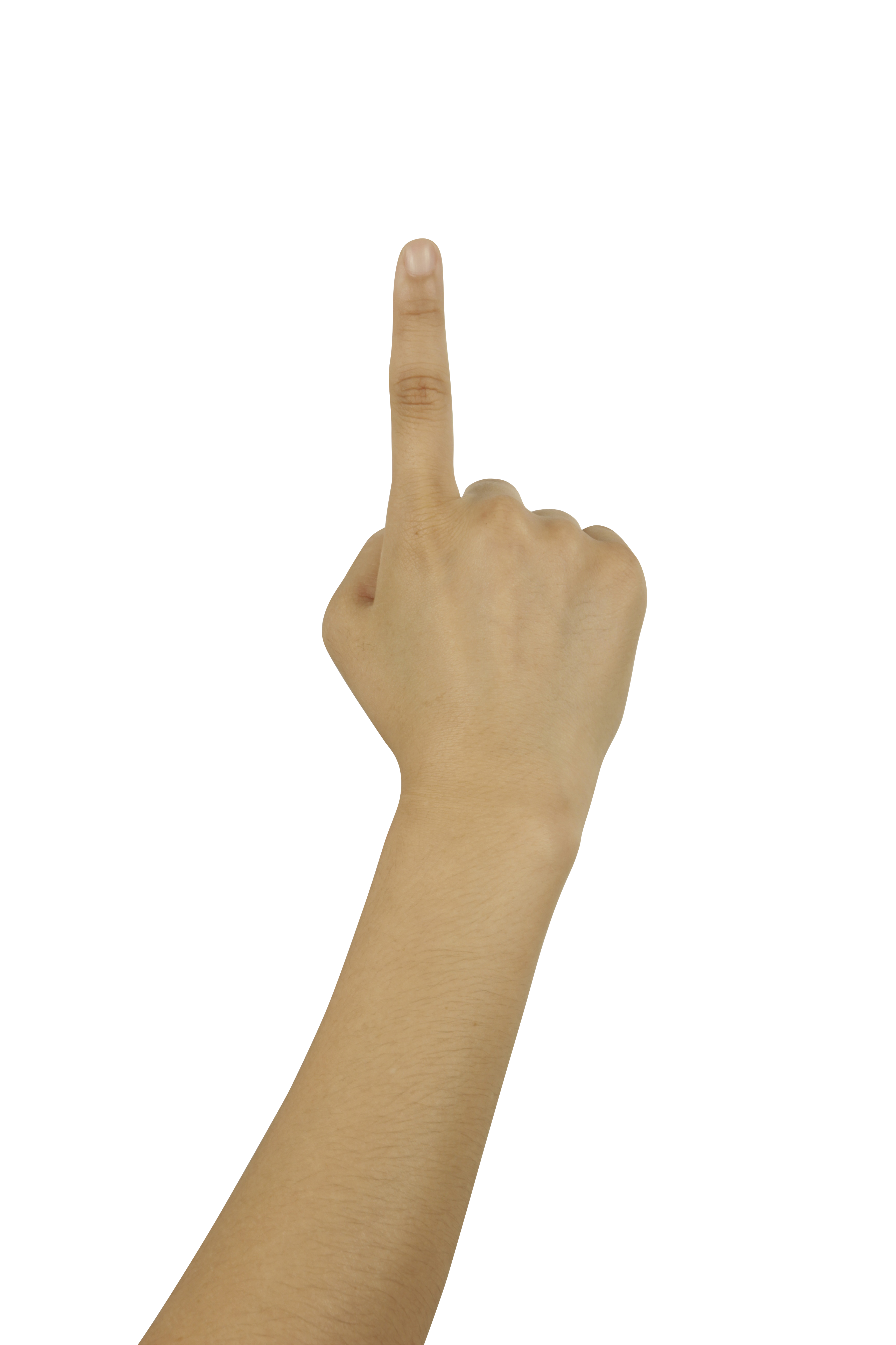 Finger Pointing Upward PNG Image