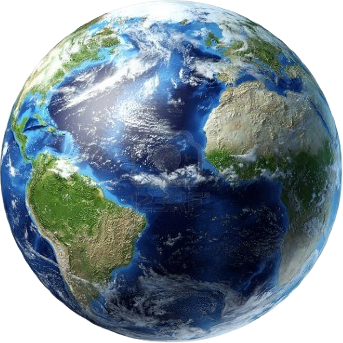 Globe Showing Weather Patterns PNG Image
