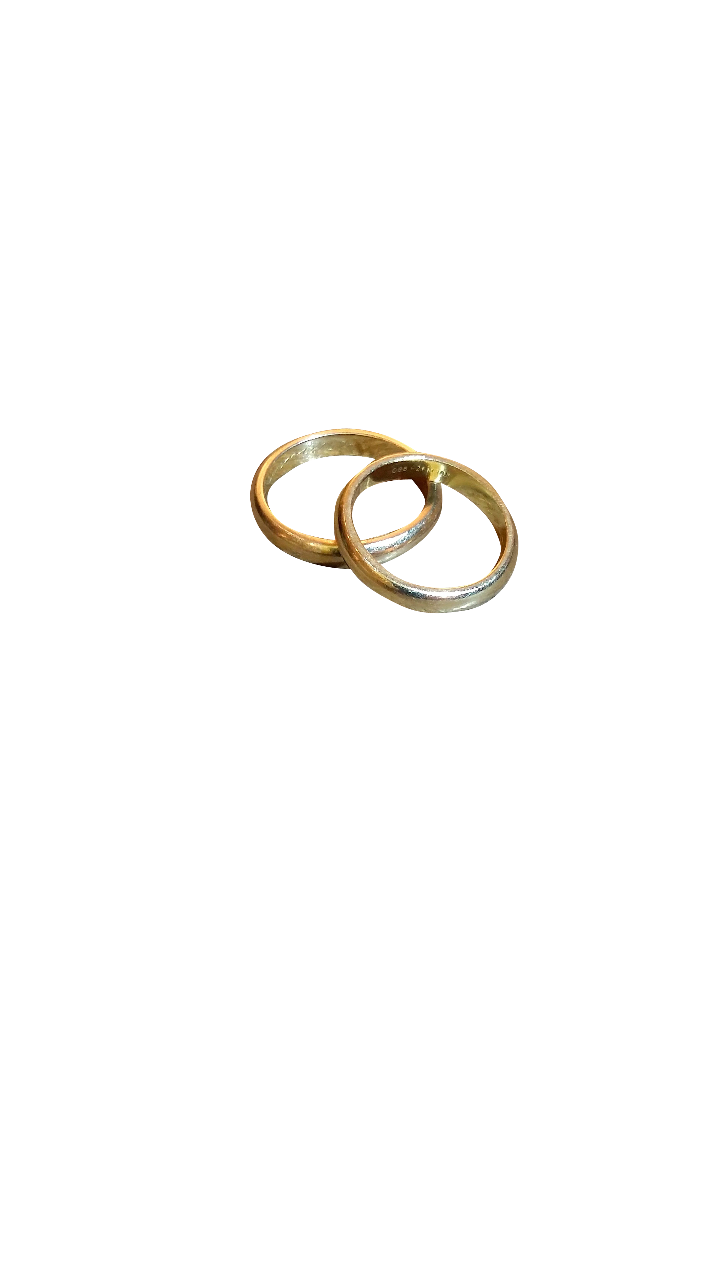 Golden Rings PNG Image