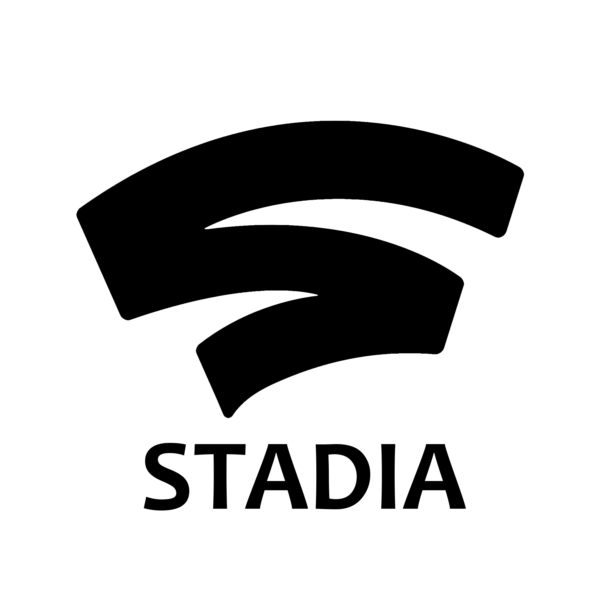 Google Stadia Logo with Font PNG Image