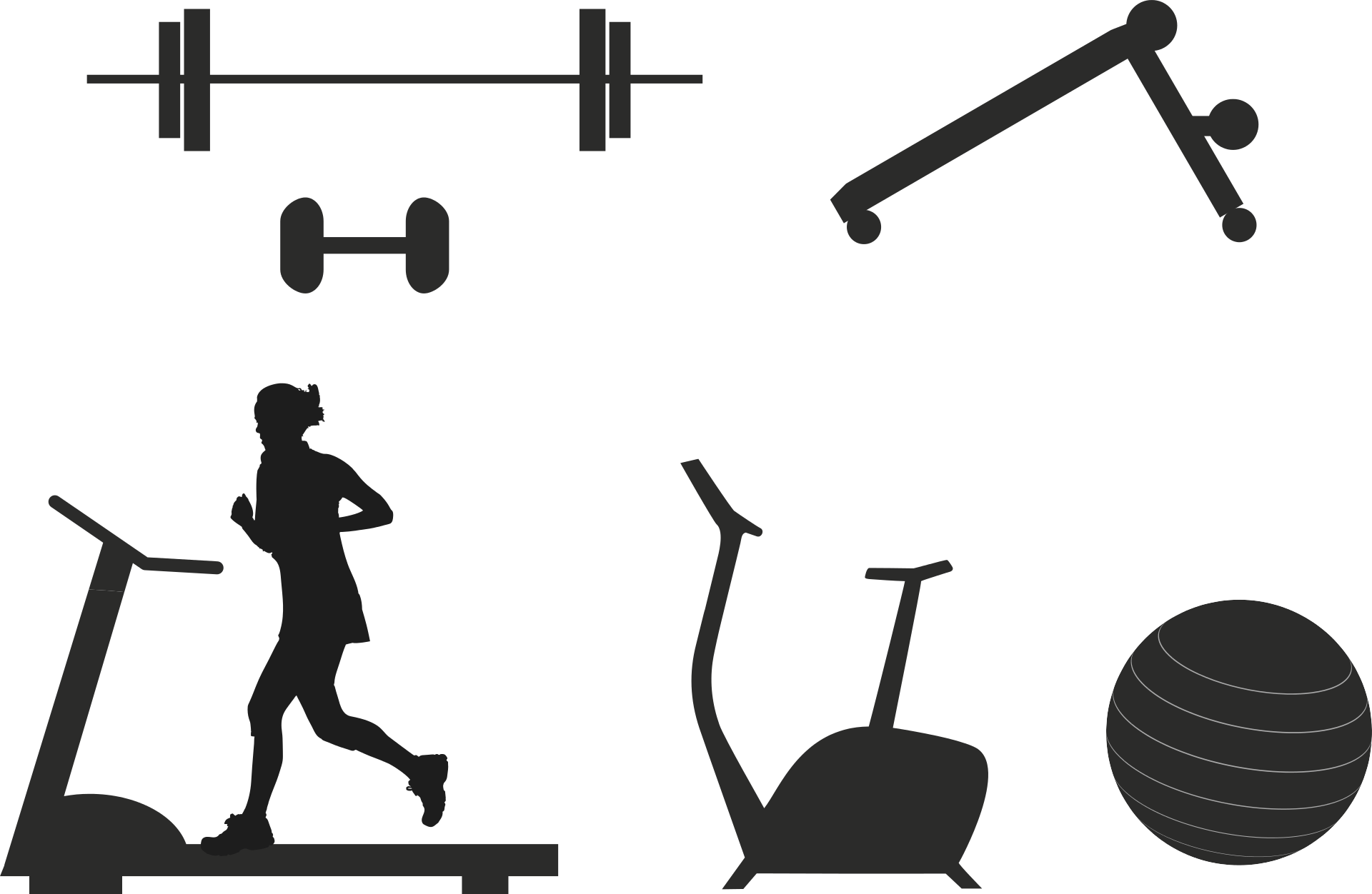 Gym Equipments PNG Image