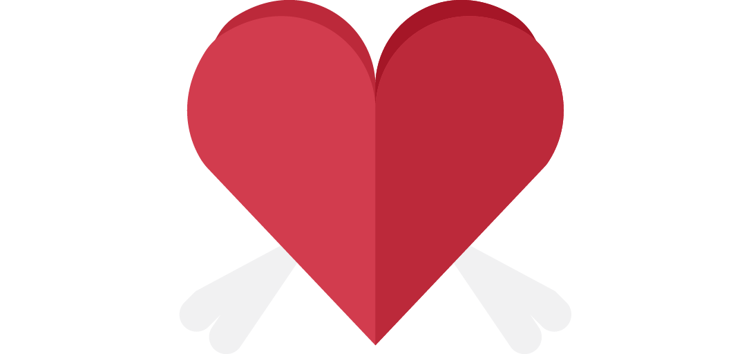 Heart with Wings PNG Image