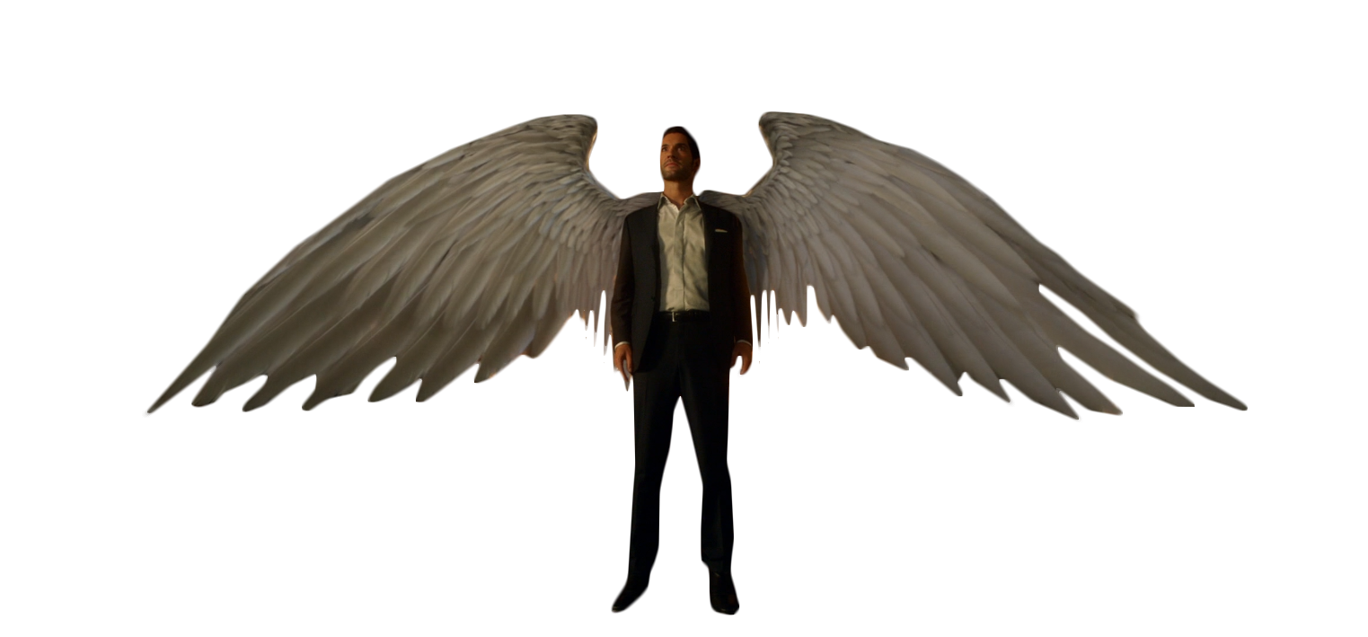 Lucifer morning star with wings PNG Image