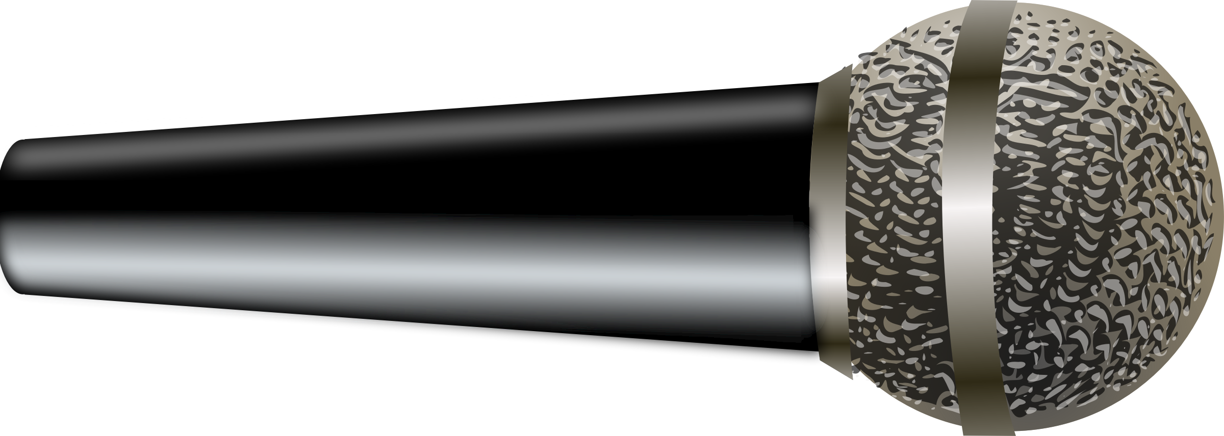 Microphone Lying on a Hard Surface PNG Image