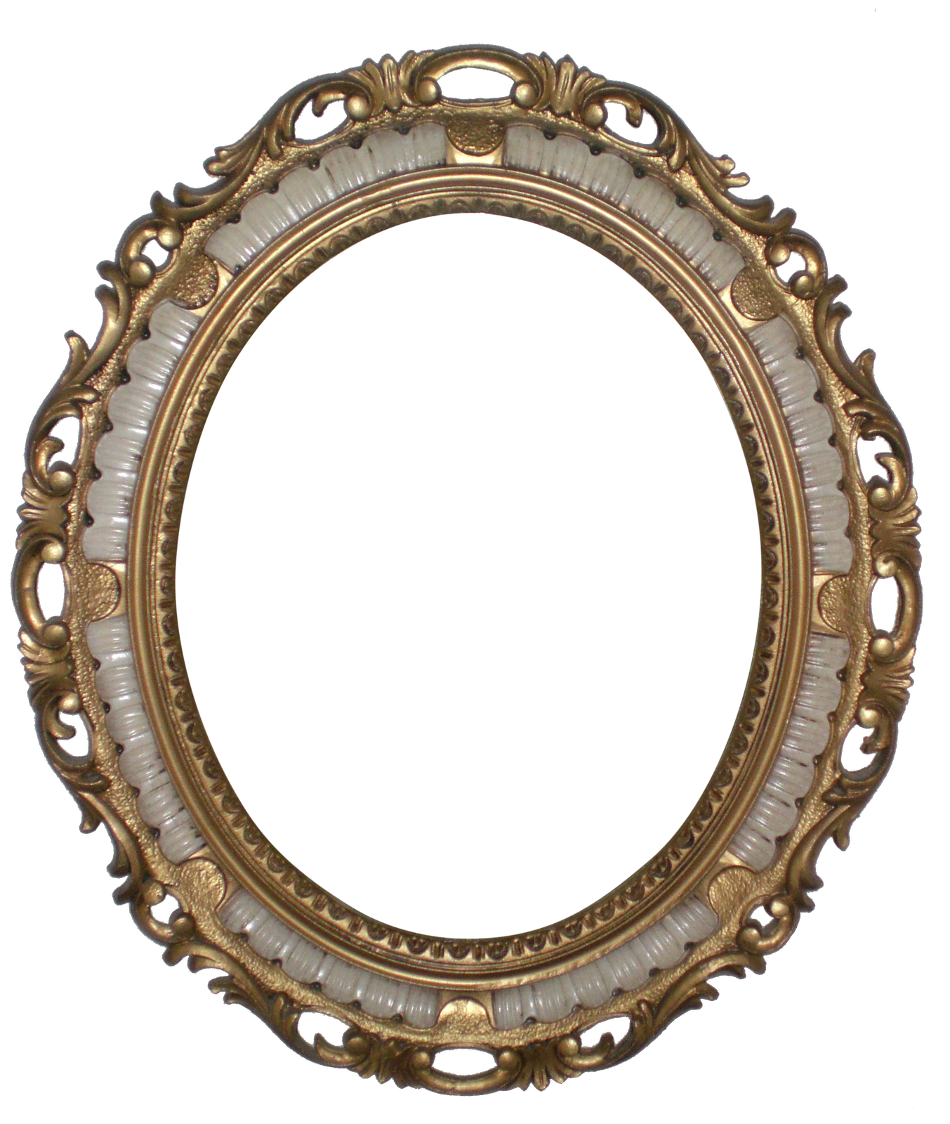 Mirror with Decorative Frame PNG Image
