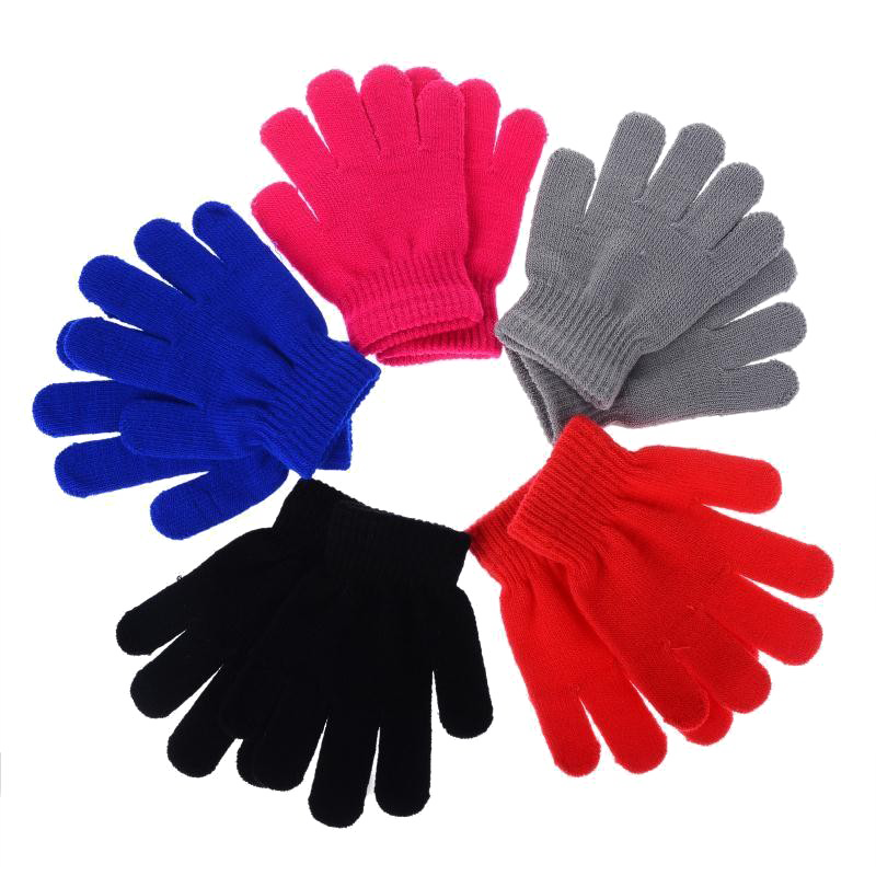 Multicolored Winter Gloves PNG Image