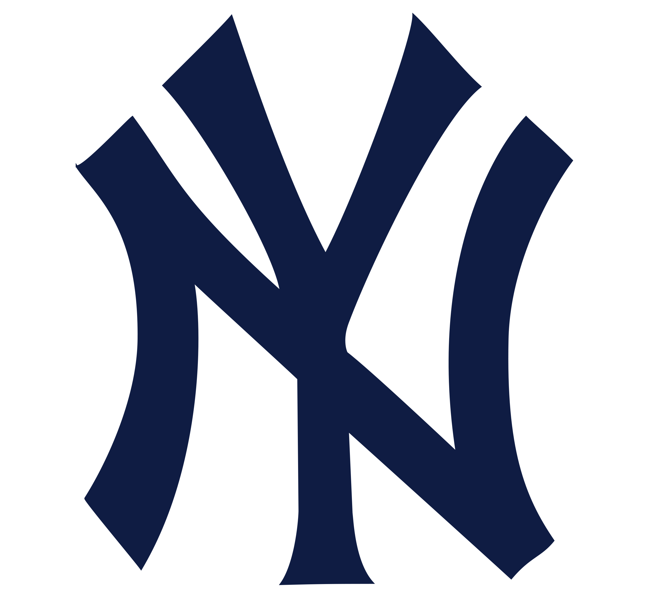 New York Yankees Logo Blue PNG Image