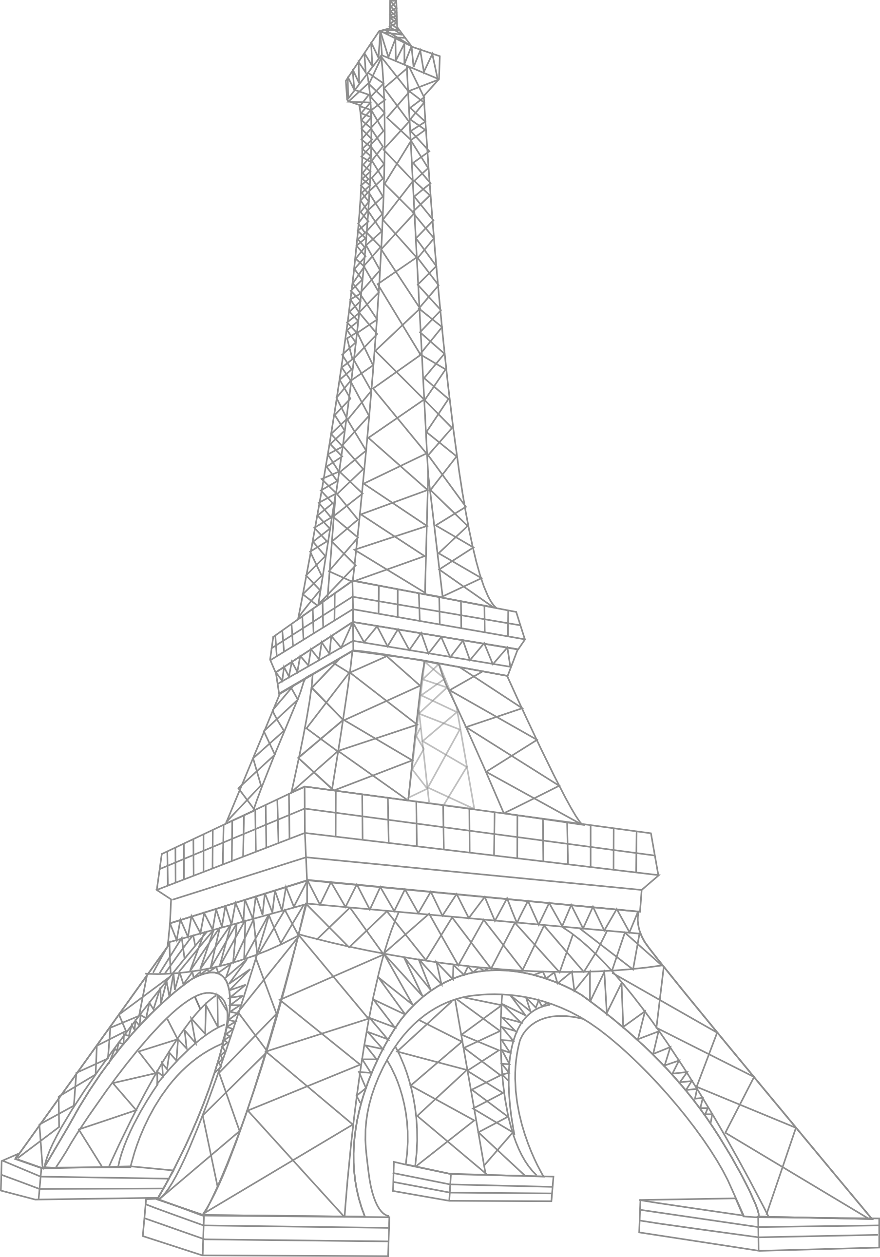 Architectural Impression of Eiffel Tower – Paris