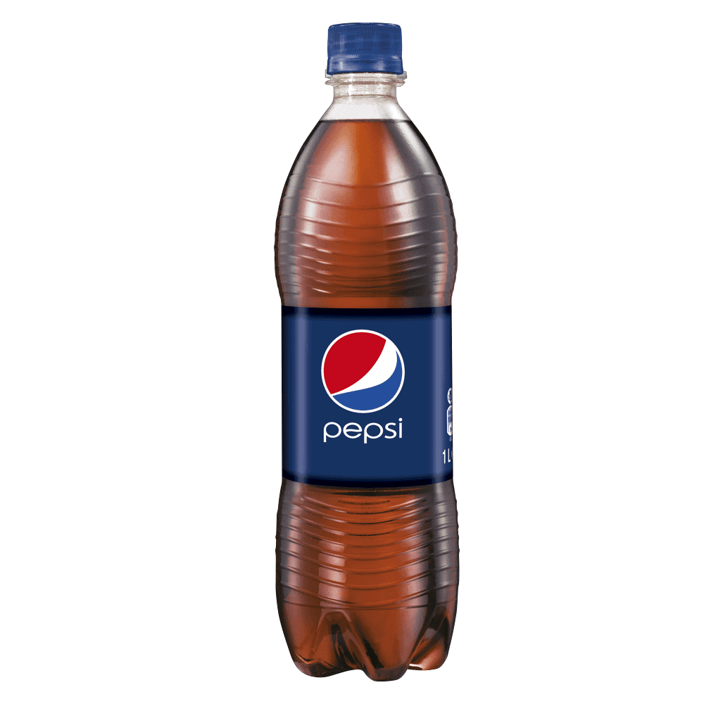 Pepsi Bottle Dark-Blue PNG Image