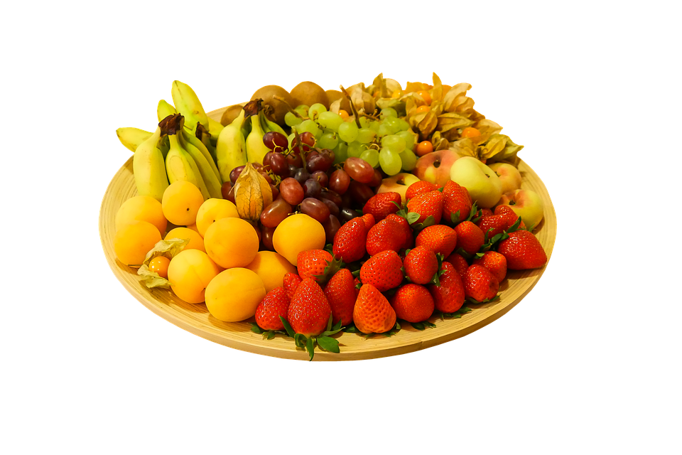 Plate Full of Fruits PNG Image