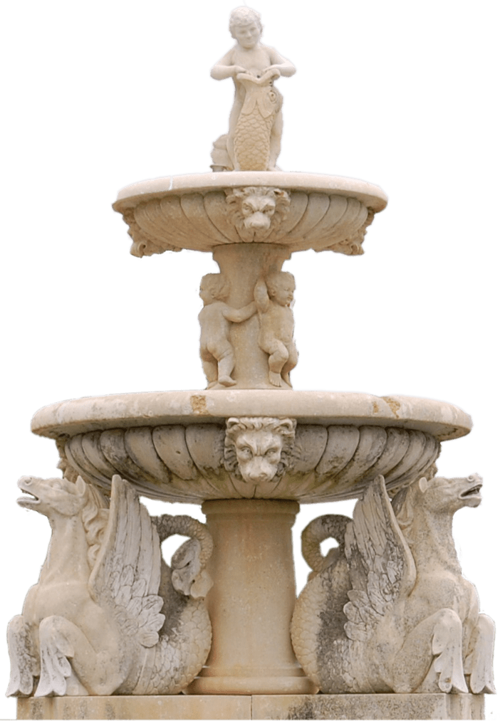 2 Stage Fountain PNG Image