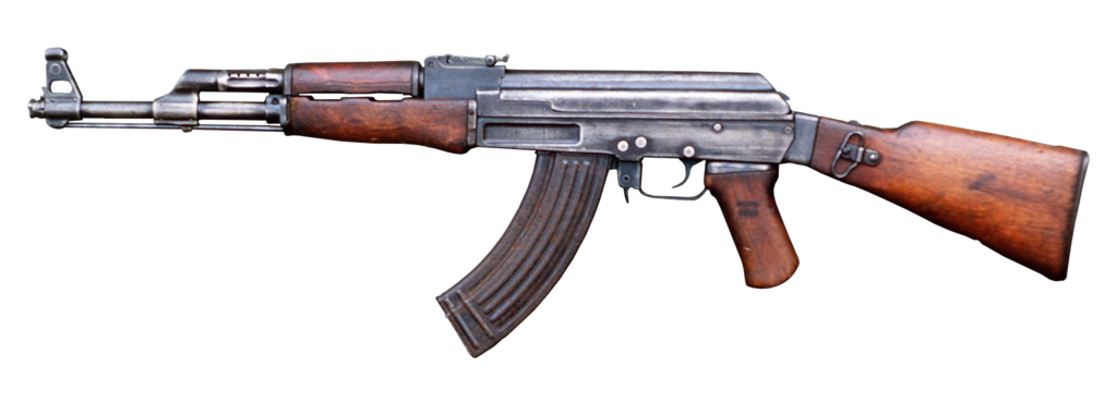 Ak 47 with wooden grip