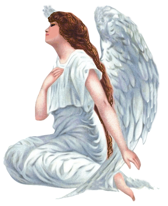 Standing Angel Silhouette Transparent Png Svg Vector