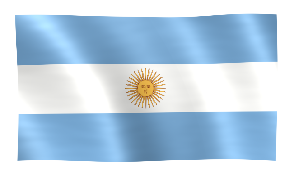 Argentin Flag PNG Image