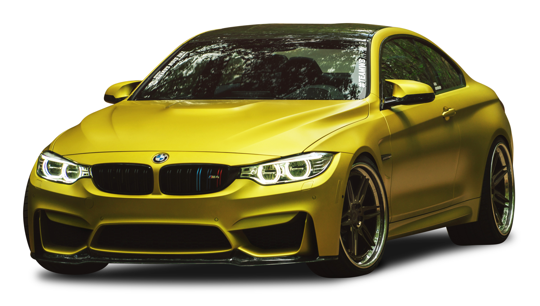 Austin Yellow BMW M4 Car
