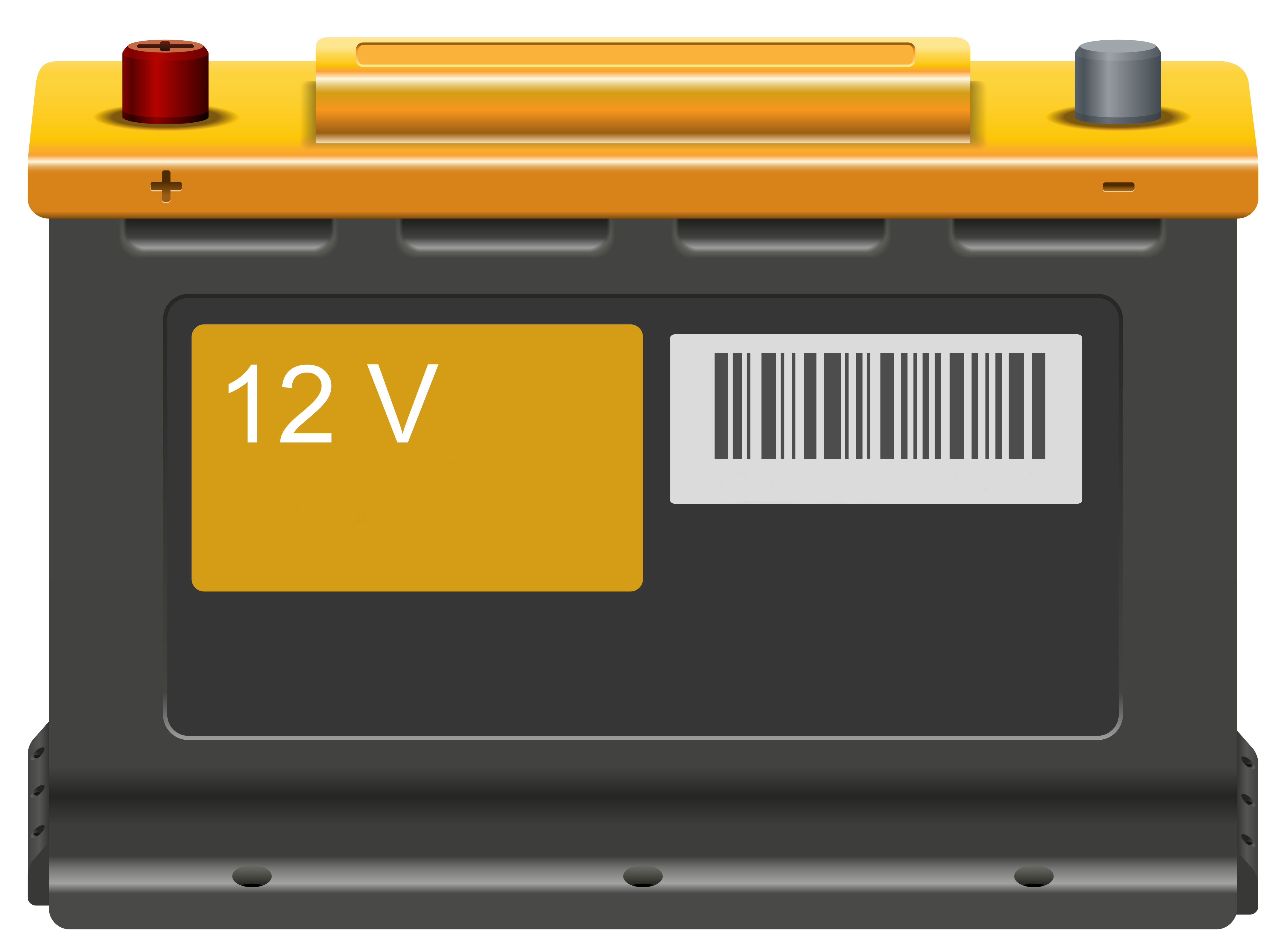 Automotive Battery PNG Image