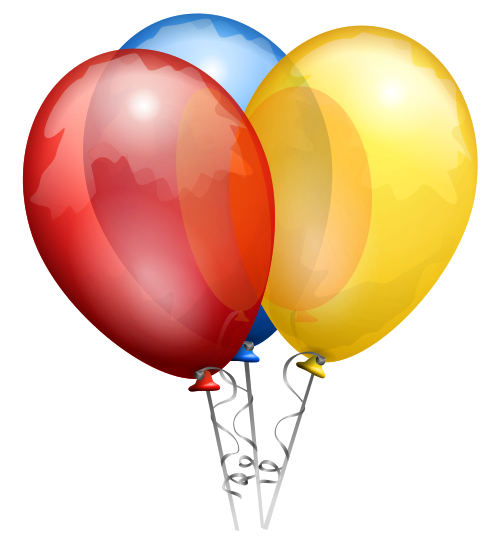 Party Balloons PNG Image