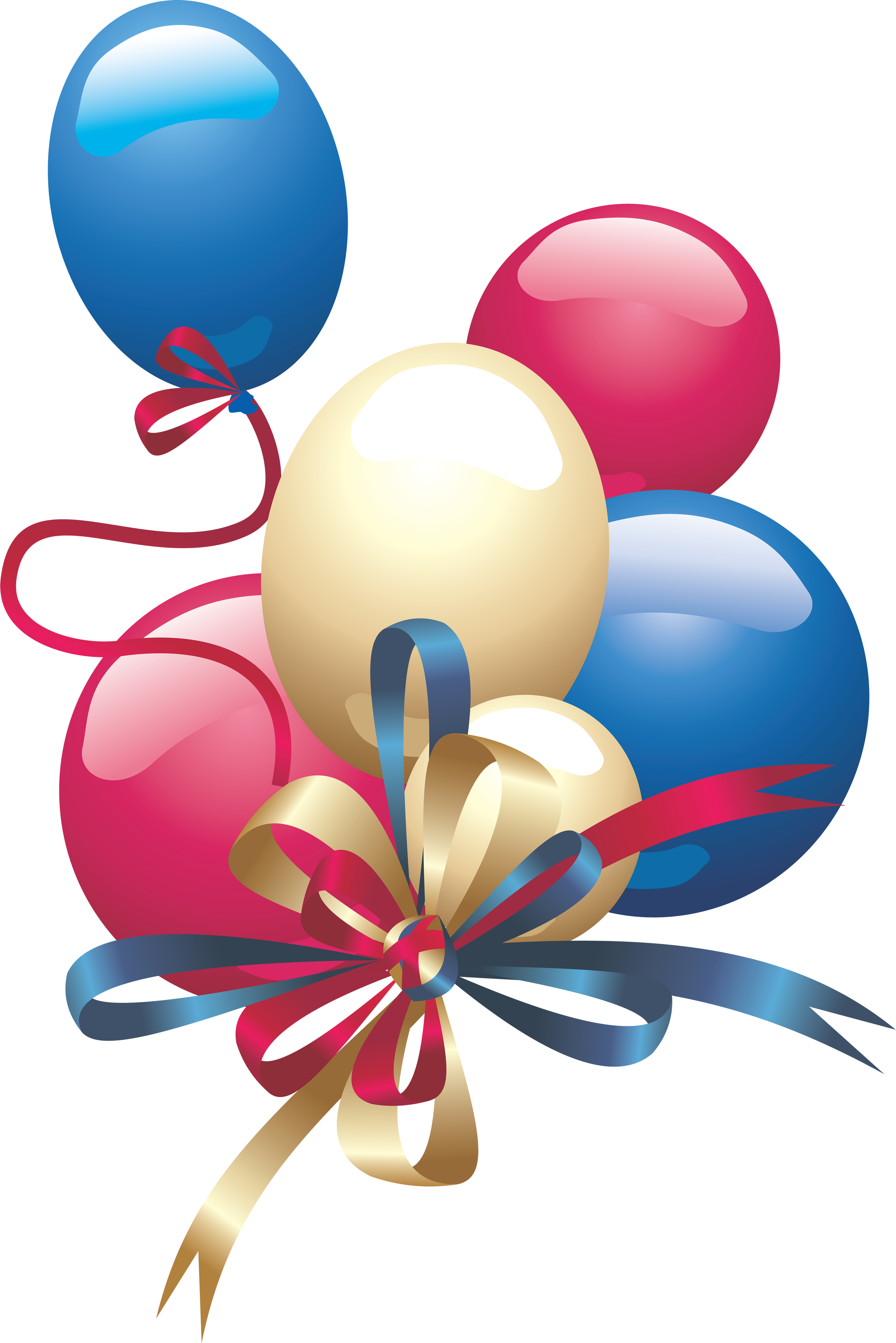 Party Festive Balloons PNG Image