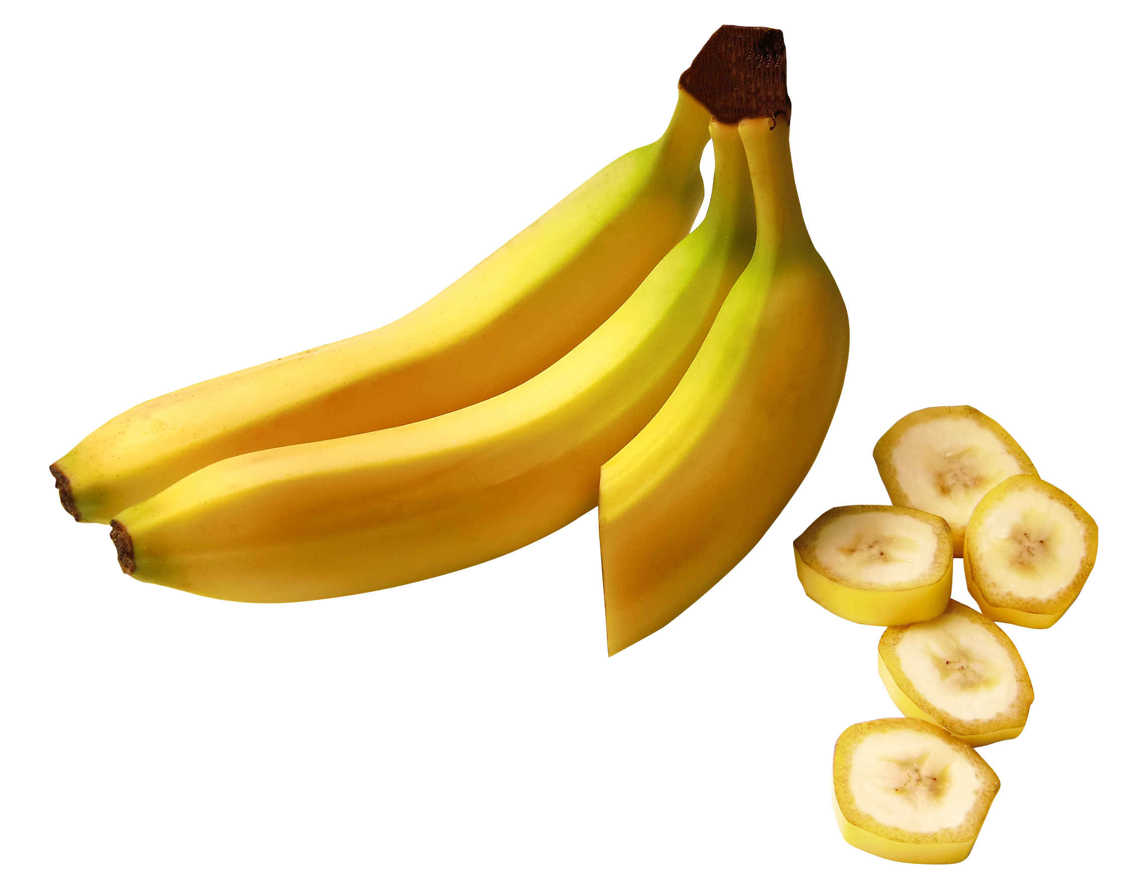 Banana Slices PNG Image