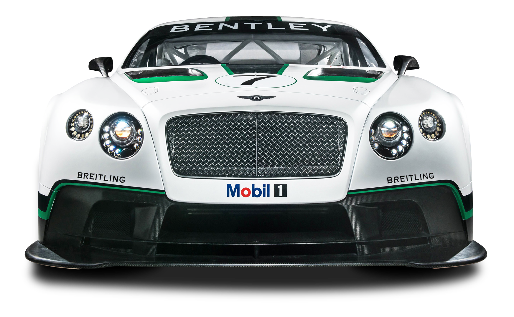 Bentley Continental GT3 R Car Front View PNG Image