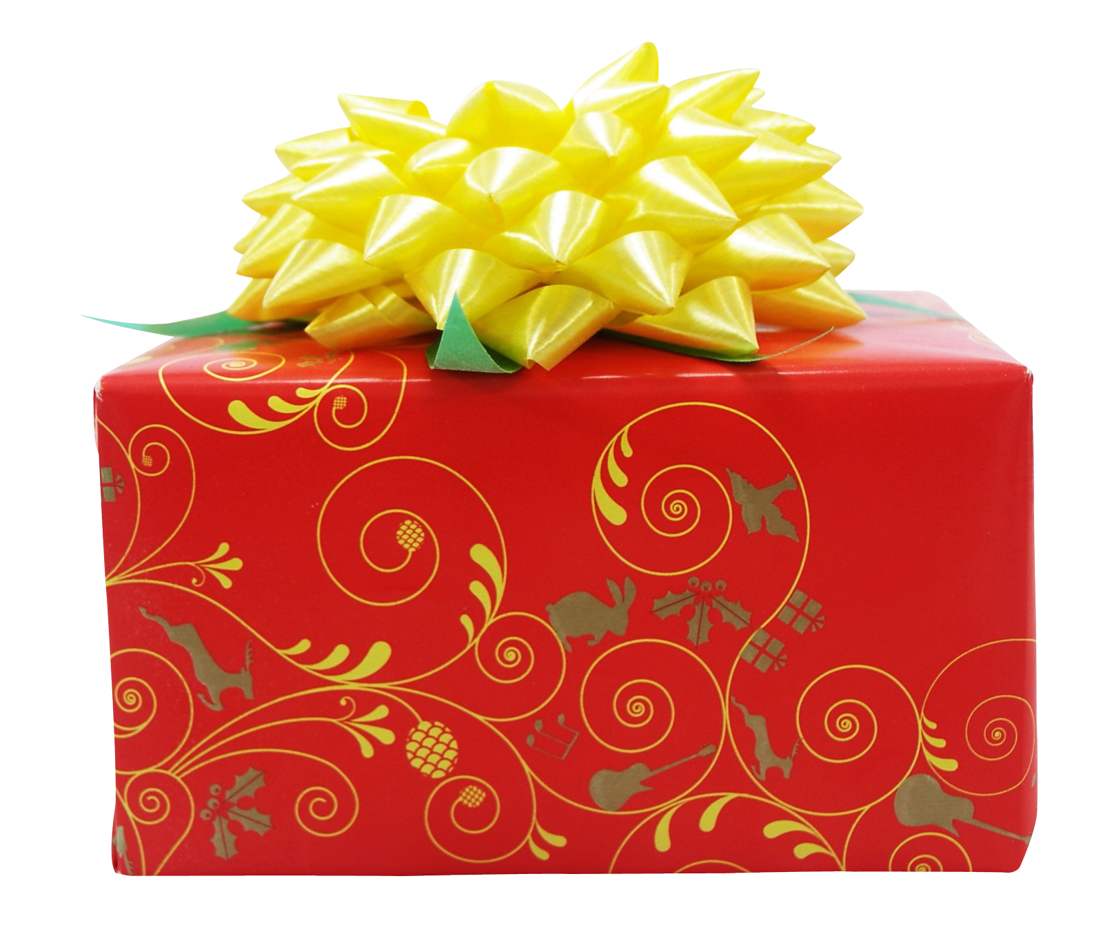 Red Gift Box PNG Image