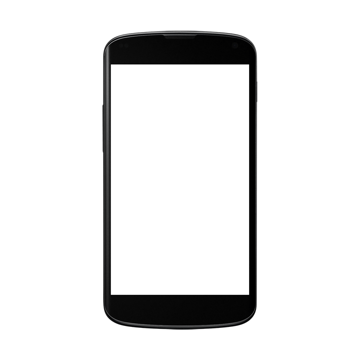 Black Android Smartphone Clipart